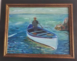 "Boating" Orig. Oil by Perenchio