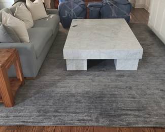 Large Grey Area Ru, 11 x 15