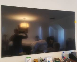 Two Large Flat Screens, approx 2 years old