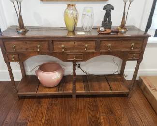 Antique Jacobean-Style Sideboard (nothing on top is for sale!)