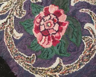 Detail of Hook rug