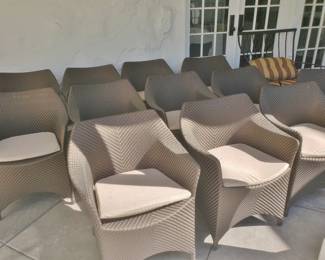 Set 12 Armchairs by Janus et Cie