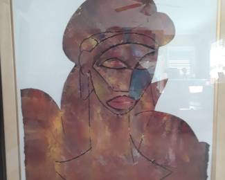 Original Collage William Tolliver $3000