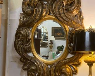 Ornate wall mirror (sold in pairs!)