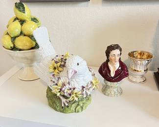 Italian and Staffordshire ceramics