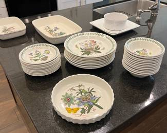 Portmeirion dishes/serving pieces, Villeroy & Boch “Botanica” serving pieces