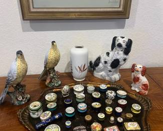 Italian and Staffordshire ceramics