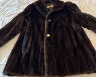 ladies mink coat