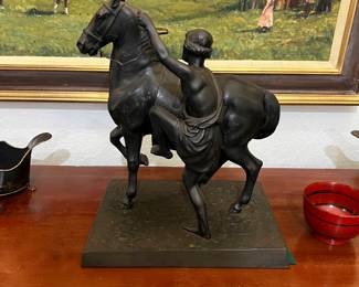 Russian cast iron sculpture
