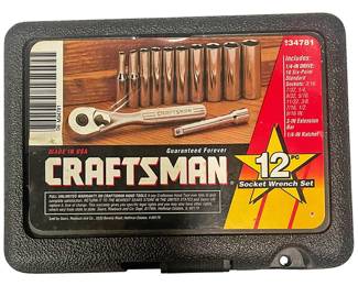 Craftsman 12 pc Socket Wrench Set 