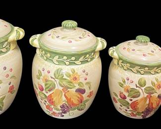 Certified Intl La Toscana 4 Jar Set 