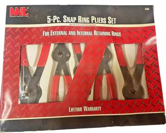 NEW Tekton 5 Piece Snap Ring Pliers Set 