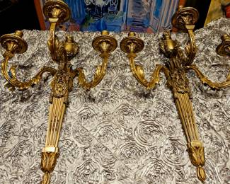 2 candleabra wall sconces, amazing must see