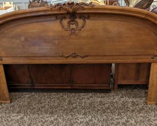 Huge king sized French oak headboard. Gorgeous.