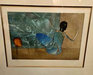 Great modern art [ we have several by this artist [St. Clemens]
