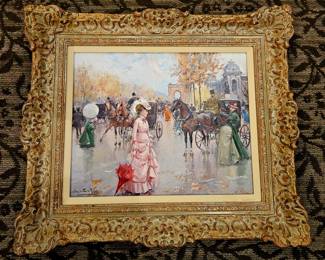 Stunning museum quality original oil painting in amazing frame signed