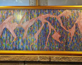 Stunning original hand painted art piece, signed