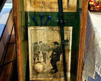 Mancave golf decor