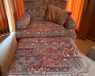 Chair & ottoman