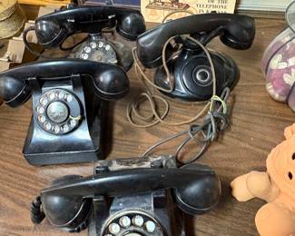 Vintage telephones