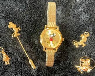 Mickey Mouse Watch and Jewelry