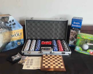 Poker, Chess, Backgammon, Puzzles