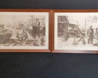 Lionel Barrymore Framed Artwork