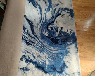 Blue Watercolors Rug