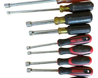 9x Manual Nut Drivers 