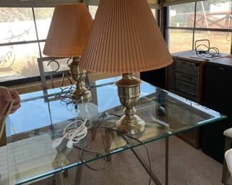 Bevelled Glass top Table & chairs