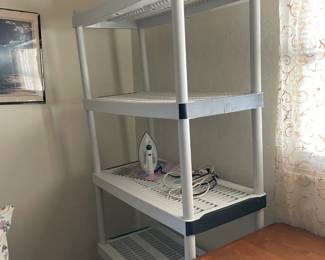 Plastic shelves