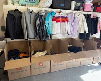 Misc boxes including lululemon, Max & co