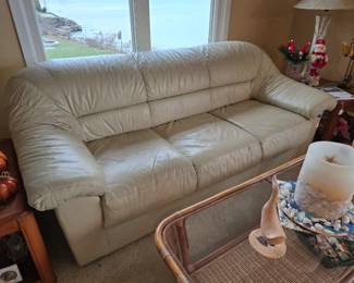Leather sofa