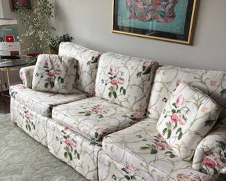 One of 2  high-end matching sofas