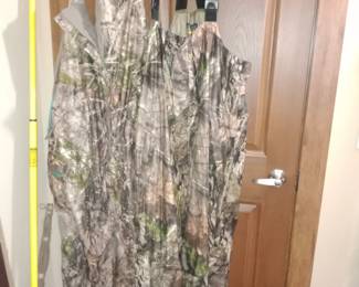 Size 2x Cabela's overalls. Pair on left is insulated.