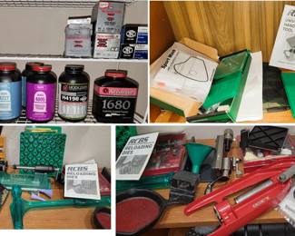 Ammo reloaders and supplies, ammo