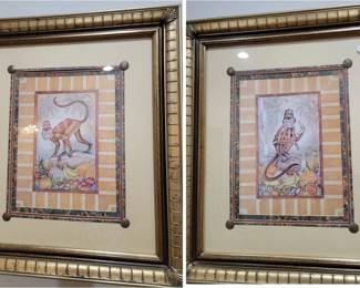 Monkey Framed Art