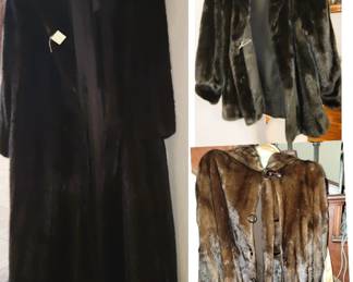 Minks:  Full length and jackets