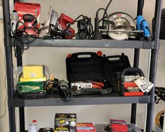 Garage and Home care supplies. Power Tools