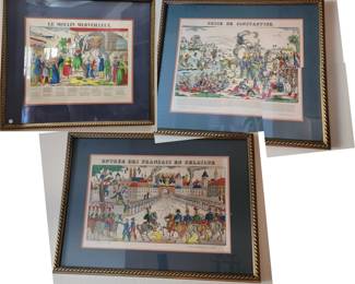 French Framed Wall decor