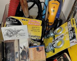 Garage tools and supplies