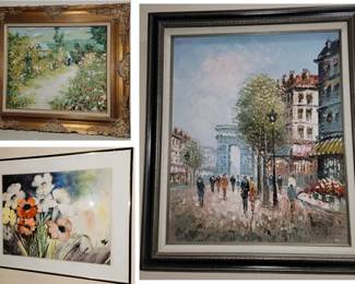 Framed Art - Traditional and florals