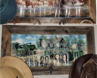 Framed Western Theme art