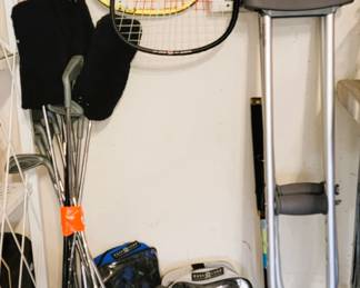 Sporting Goods: Snorkel, golf, tennis, racquetball