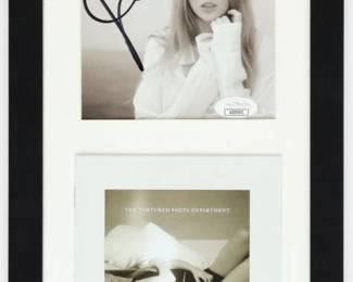 Taylor Swift Signed "The Tortured Poets Department" Custom Framed CD Album Insert Display (JSA)