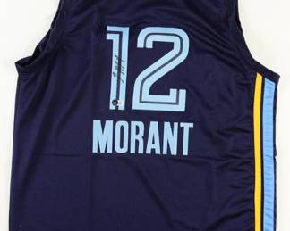 Ja Morant Signed Jersey (Beckett)