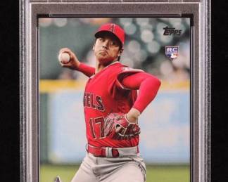 Shohei Ohtani 2018 Topps Update #US1 RC (PSA 10)