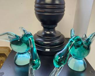 Murano glass ducks