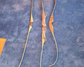 Several Recurve Bows 