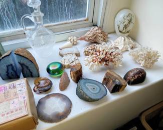 Coral, Agate, etc